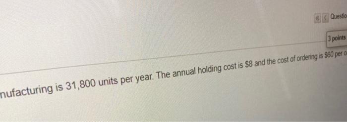 > Moving to another question will save this