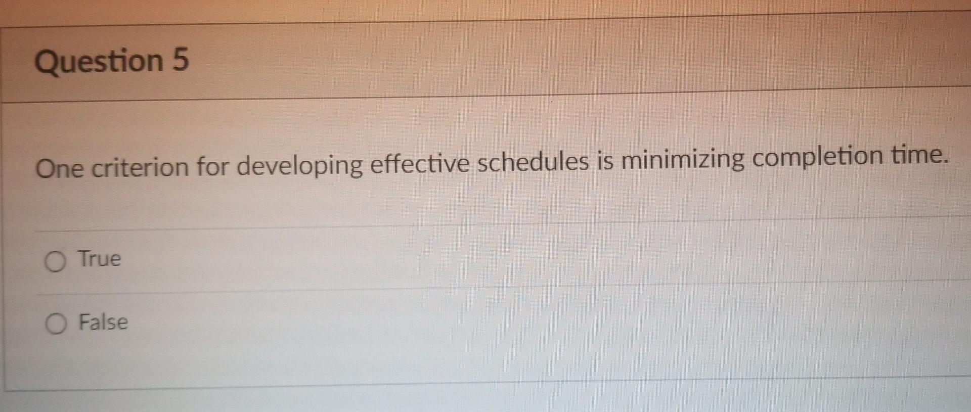 Question 6 MRP is generally practiced on items