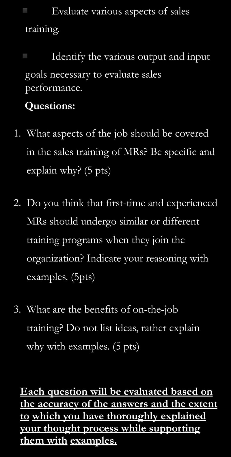 Pleade answer case study as per given 3 questions