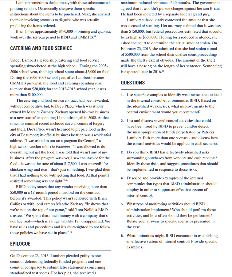 Use specific examples to identify weaknesses that