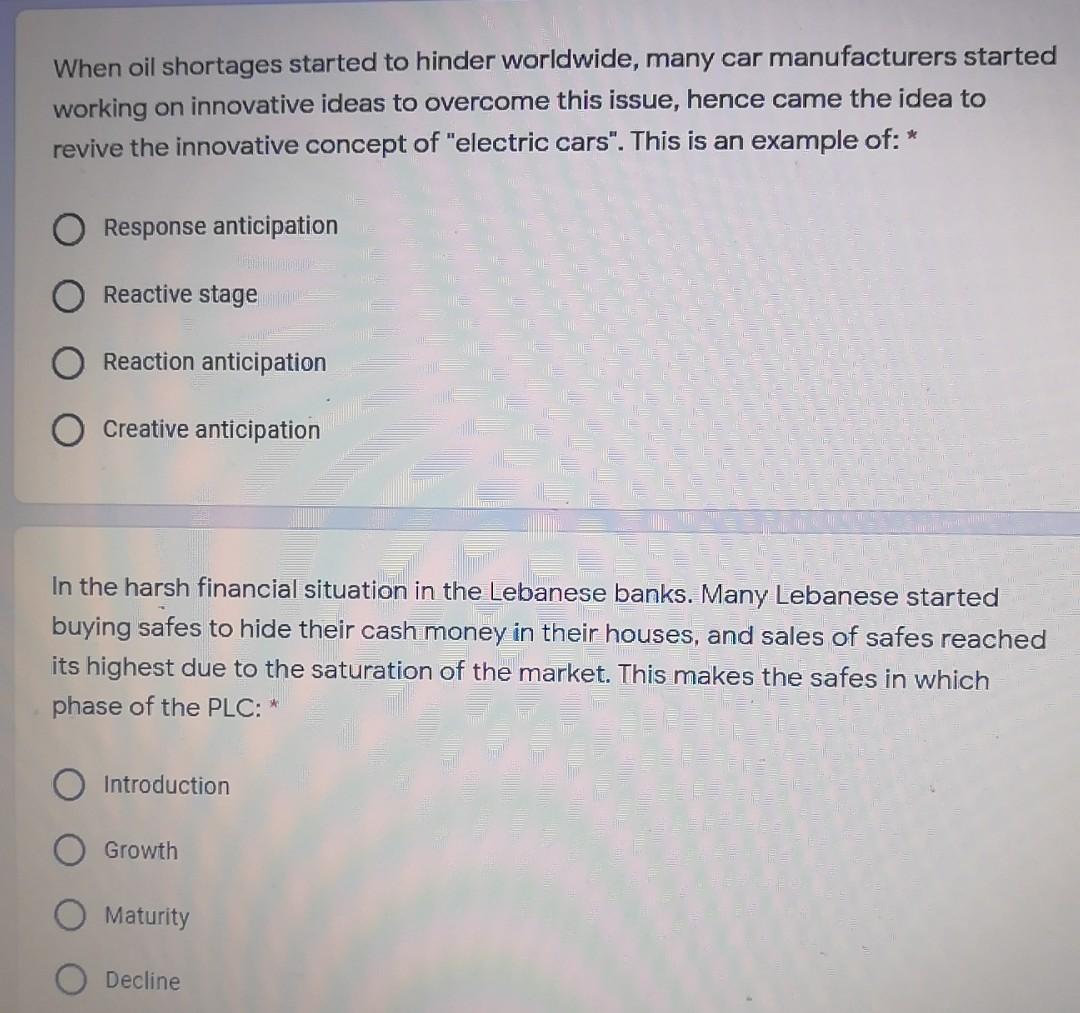When oil shortages started to hinder worldwide,