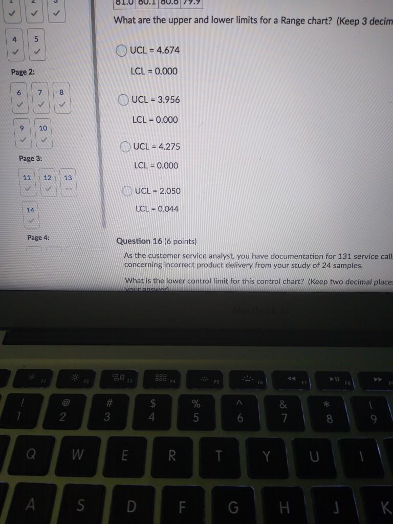 Question 15 (6 points) Computer upgrades have an