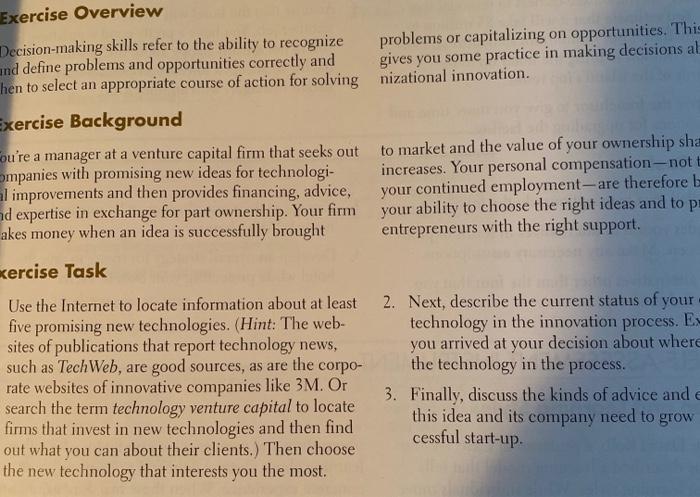 please just answer the question number 2 Exercise