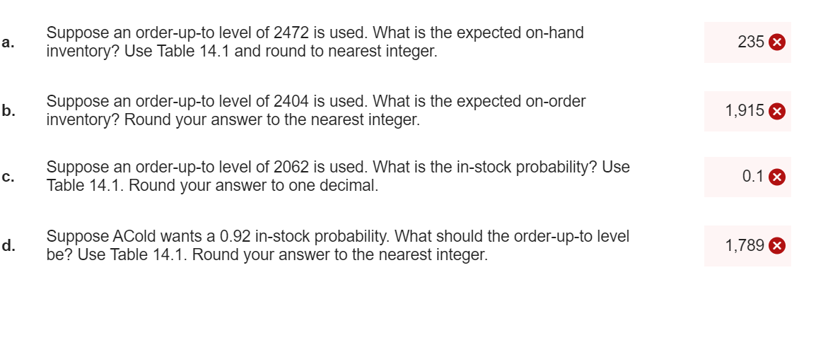 Please use the data from this question to answer