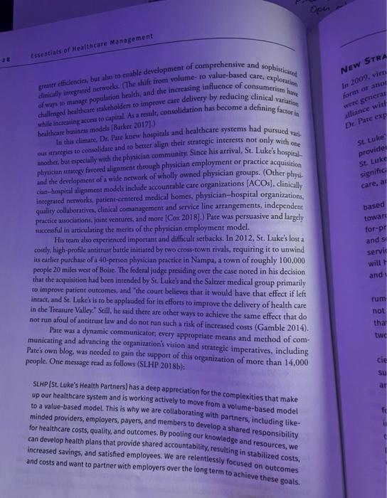 From this case study, need help with all 6