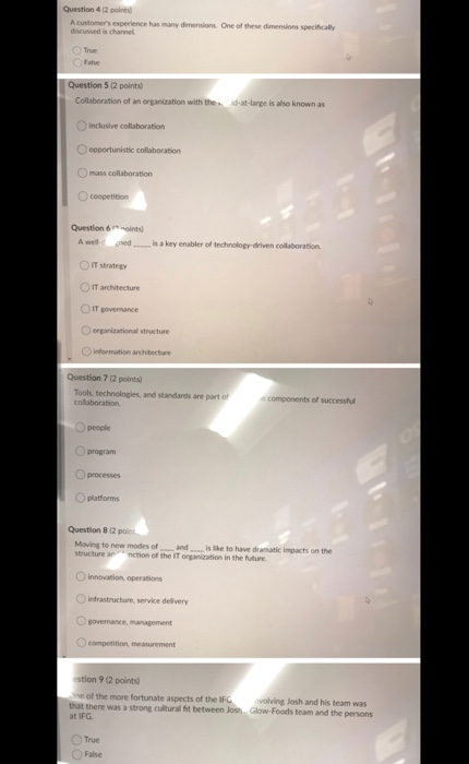 Question 4 12 A customer's receha m n One of the