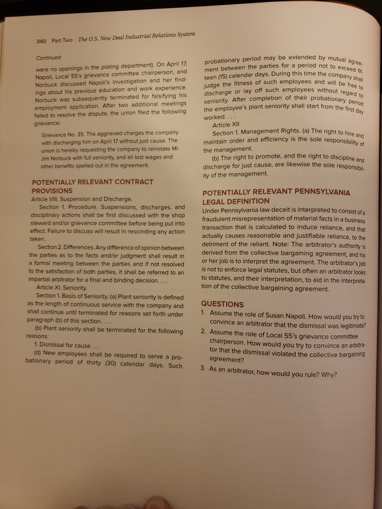 For the book "Labor Relations Striking a Balance