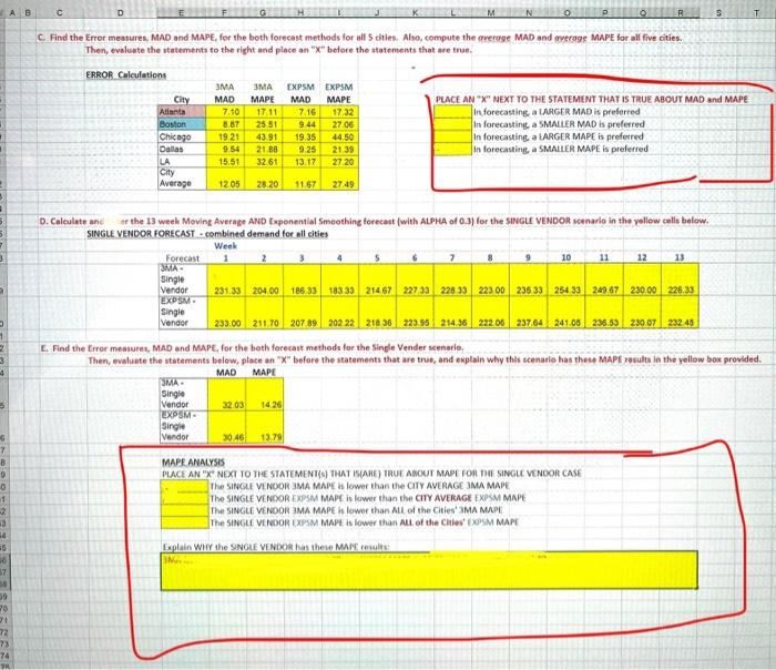 please answer boxes in red based off of my data.