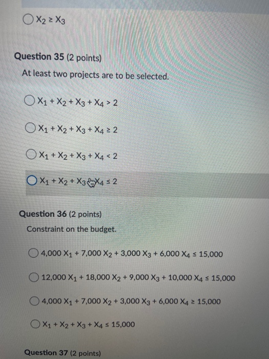 Part 4: Integer Linear Optimization Model The