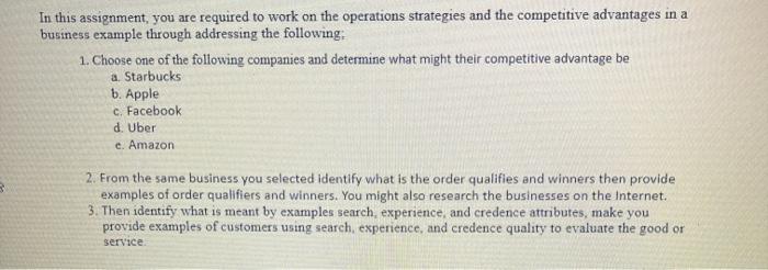 need help in it please In this assignment, you