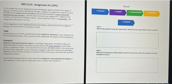 MKT1510: Assignment #1 (10 %) in this assignment,