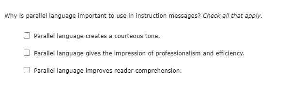 Instruction messages clearly explain how to