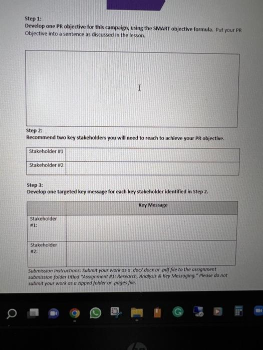 MKT1510: Assignment #1 (10 %) in this assignment,