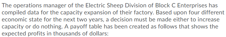 The operations manager of the Electric Sheep