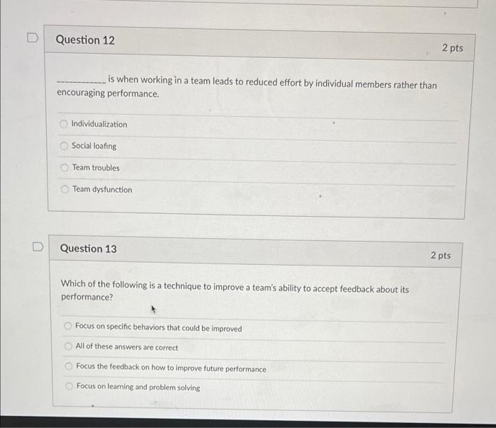 Question 14 2 pts A___ can be defined as a