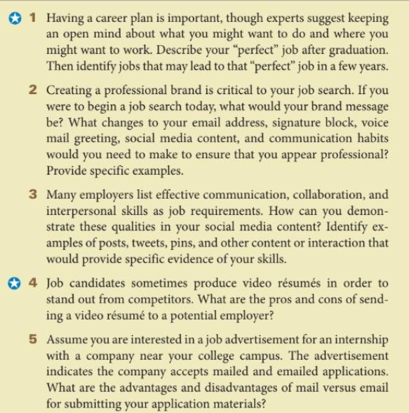 do it please 1 Having a career plan is important,