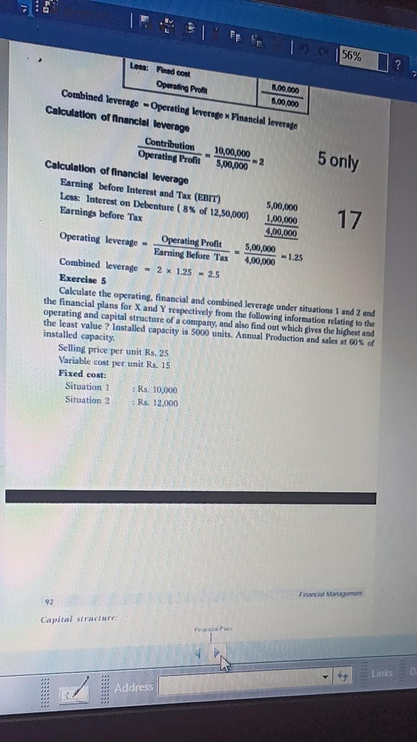 56% Lent Fund con ? Operating Promin 6,00,000