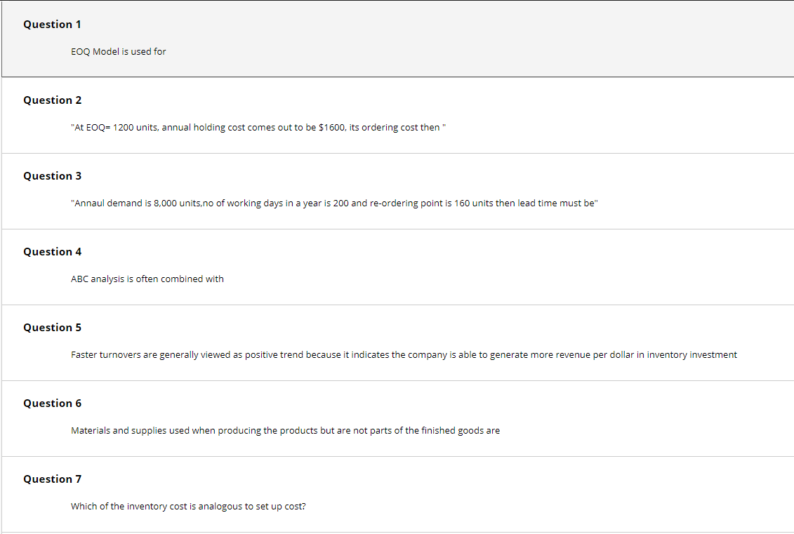 THESE ARE MCQS KINDLY ANSWER THEM ALL PLEASE ITS