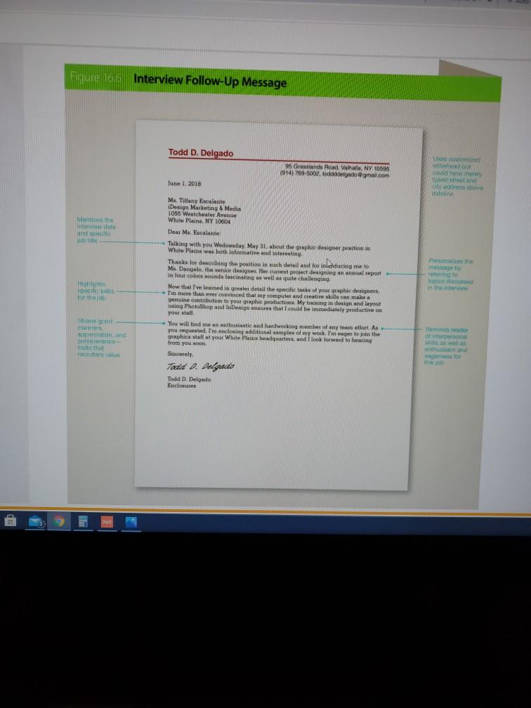 Format this assignment as a business letter and