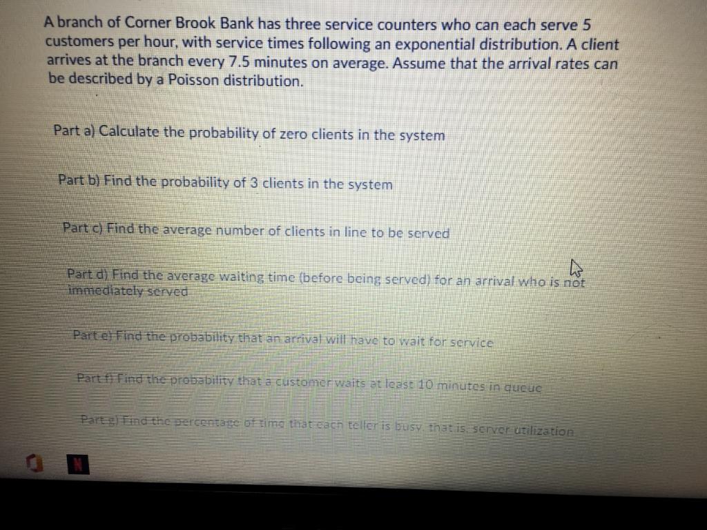 part e f and g, please show clear workings so i