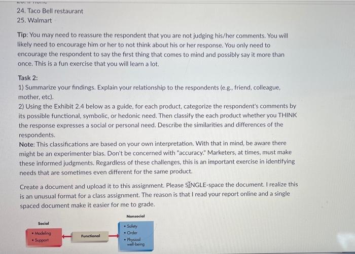 use chart, do all tasks Task 1: Ask two friends,