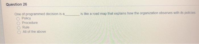 Question 21 If a problem has not come up often