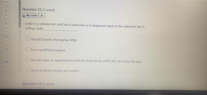 i need this quickly i will like. Question 10 (1