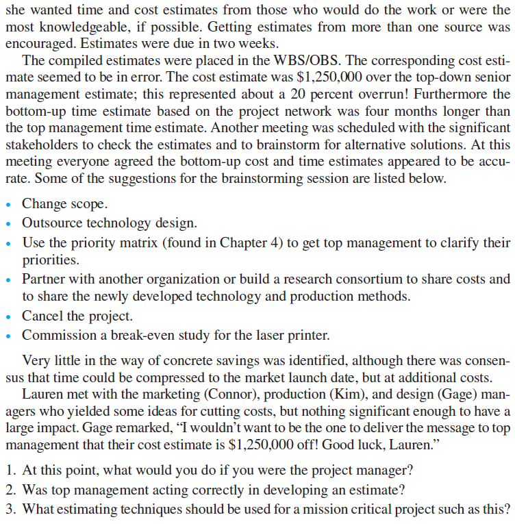 Case 5.1 Sharp Printing, AG Three years ago the