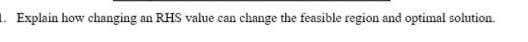 Title Managerial decision 1. Explain how changing