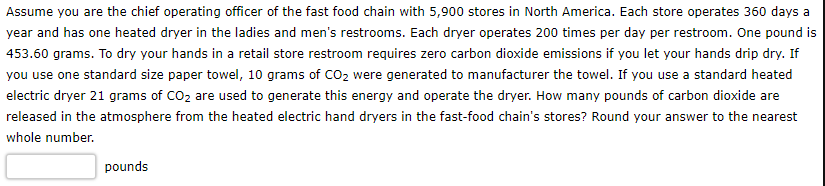 Assume you are the chief operating officer of the