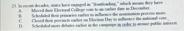 23. In recent decades, states have engaged in