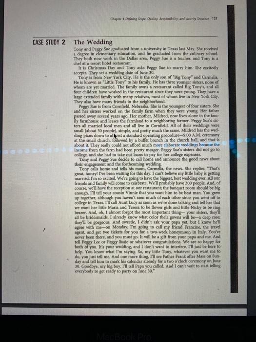 allocate the resources from this case study using