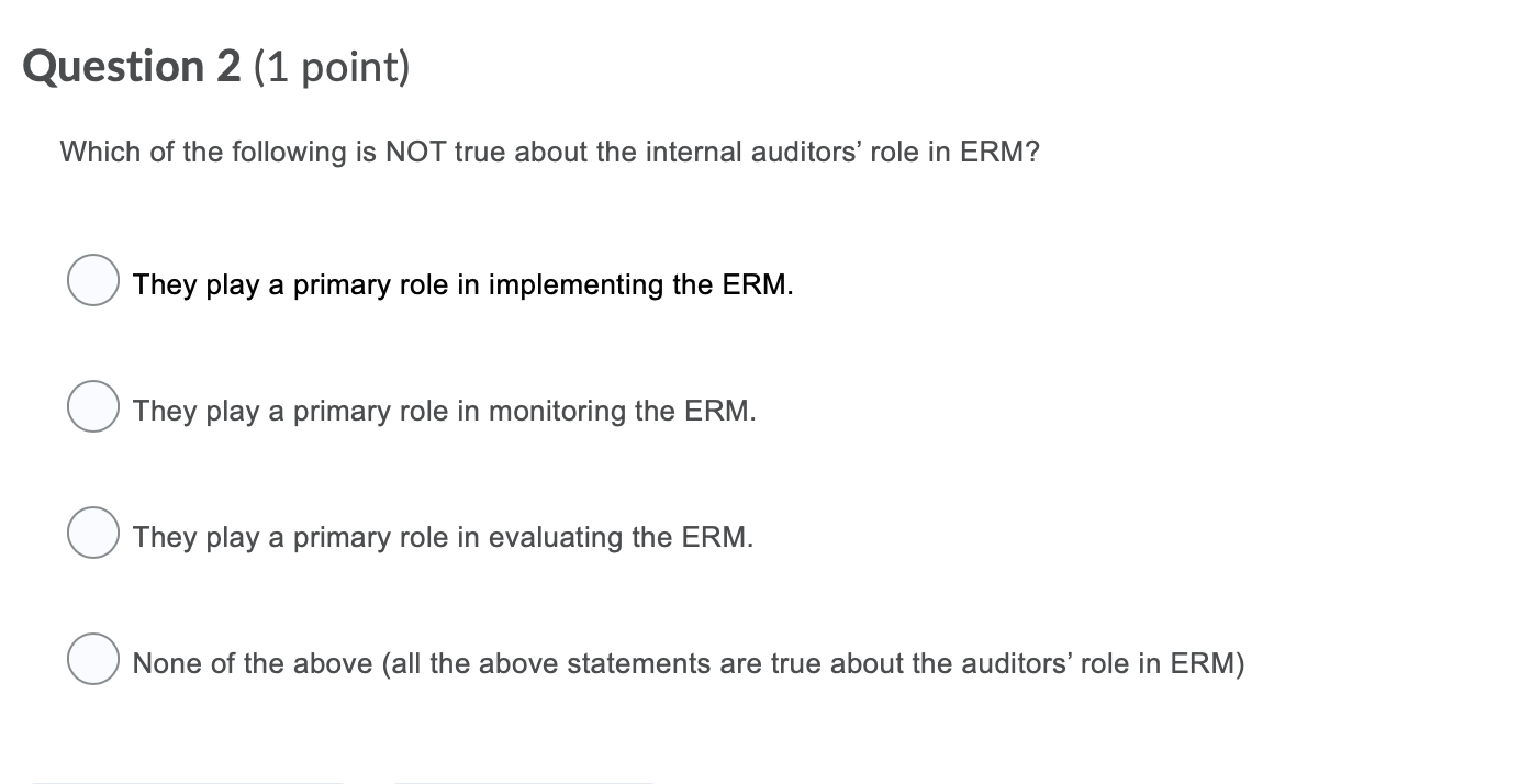 Question 1 (1 point) A mutual fund manager is