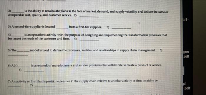 1) A(n) acquires knowledge in a specific market