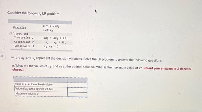 please complete parts a-d Consider the following