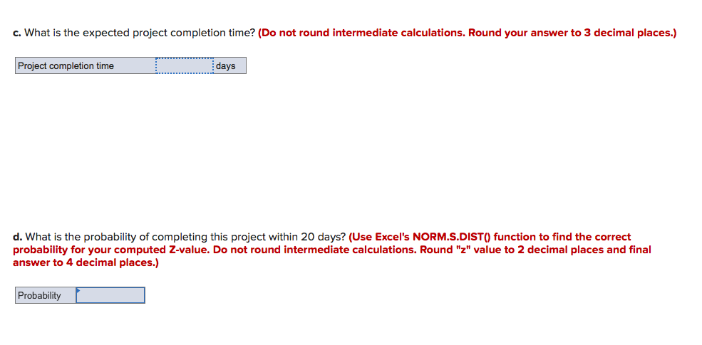 Problem 5-10 (Algo) The following represents a