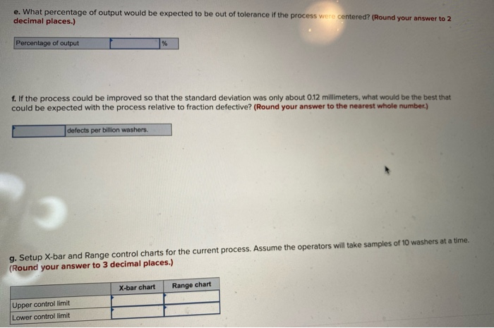 As part of the process for improving the quality