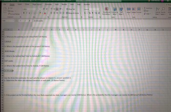 Problem 6(120 Points, Plus 50 Bonus Points) N A