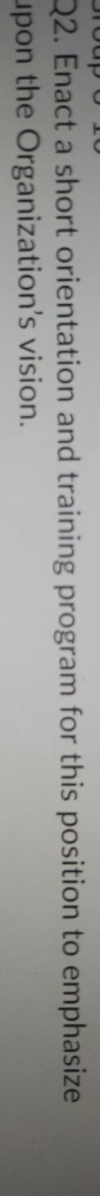 Role Play 1 Linking HR Practices to Performance