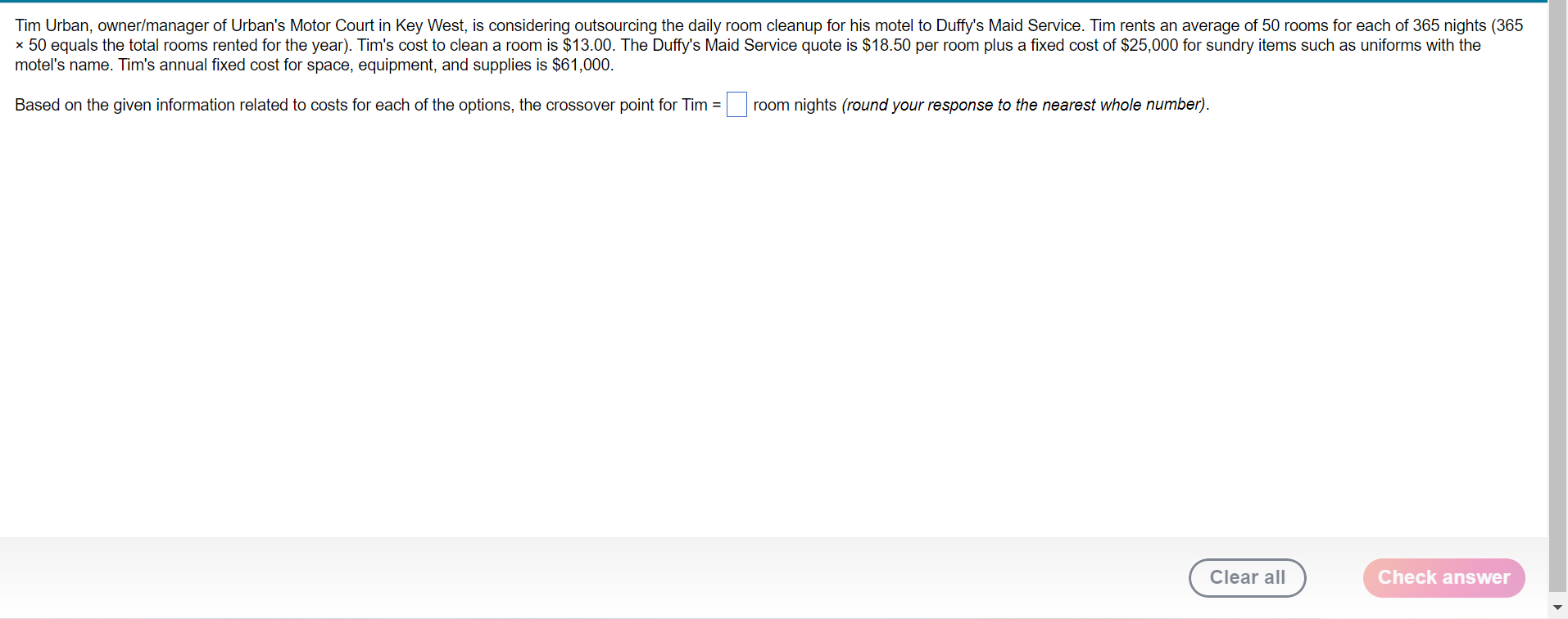 Tim Urban, owner/manager of Urban's Motor Court