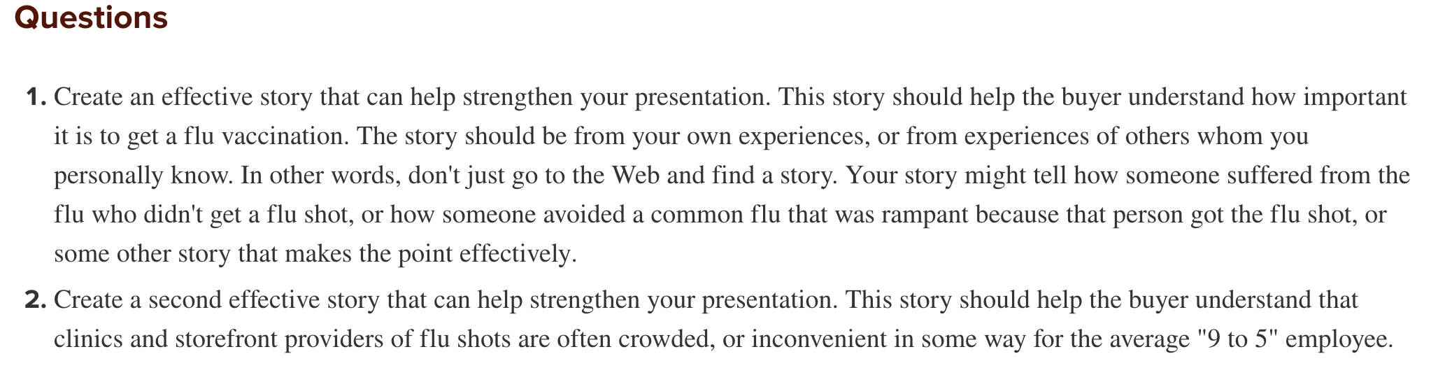 Please help with question 1 and 2 case 9.2