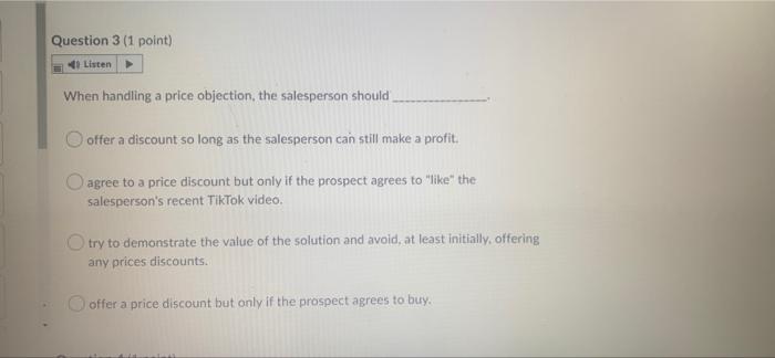 i need this quickly i will like. Question 3 (1