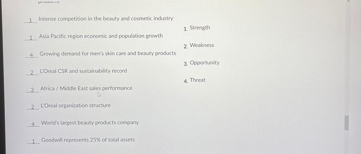 Please help! Question 8 Assign each of the items