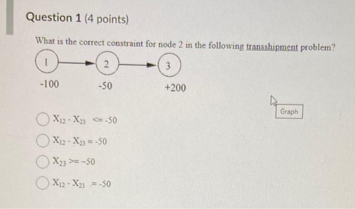 What is the correct constraint for node 2 in the