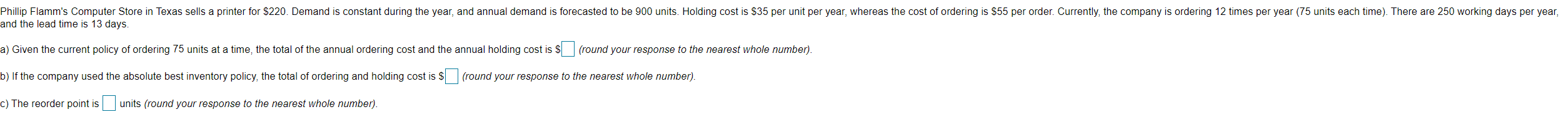 Phillip Flamm's Computer Store in Texas sells a