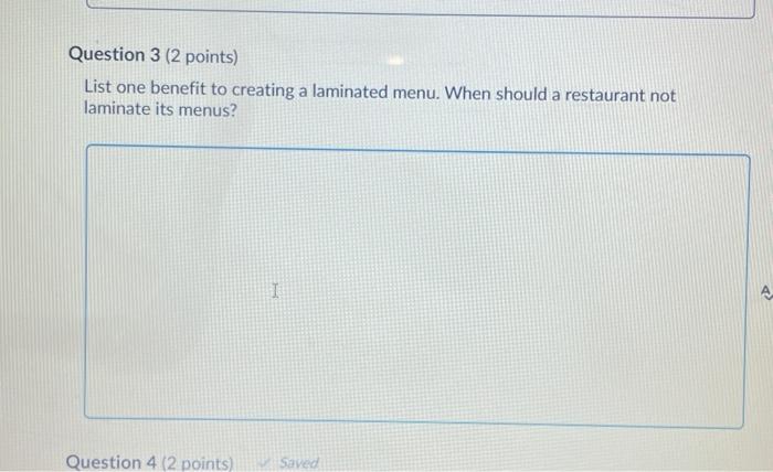 please a short answer+make sense. Question 3 (2