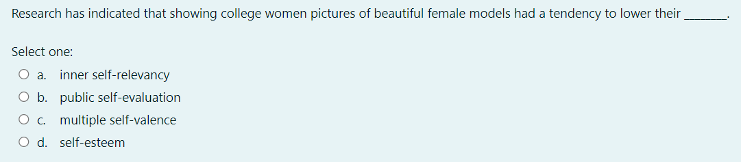 Research has indicated that showing college women