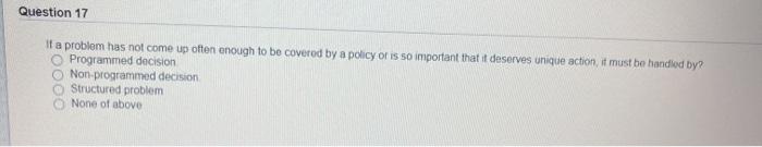 Question 1 The rational-decision-making model