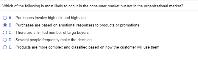 Which of the following is most likely to occur in