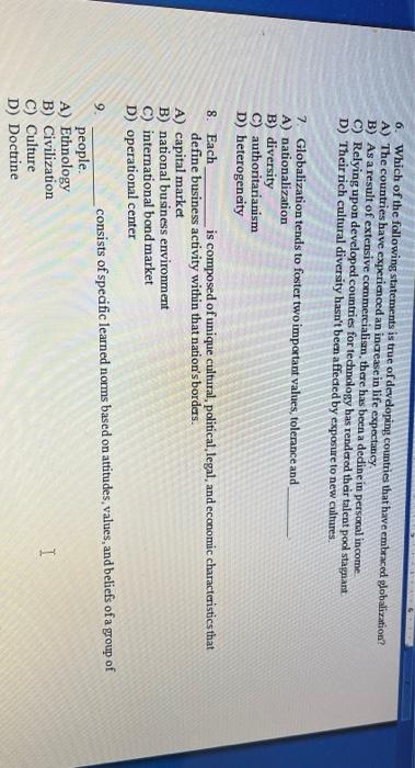 6. Which of the following statements is true of